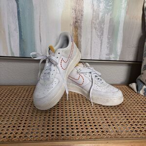 Nike Air Force 1 Low '07 SE "101" Safety Orange Sail Women’s Size 8.5